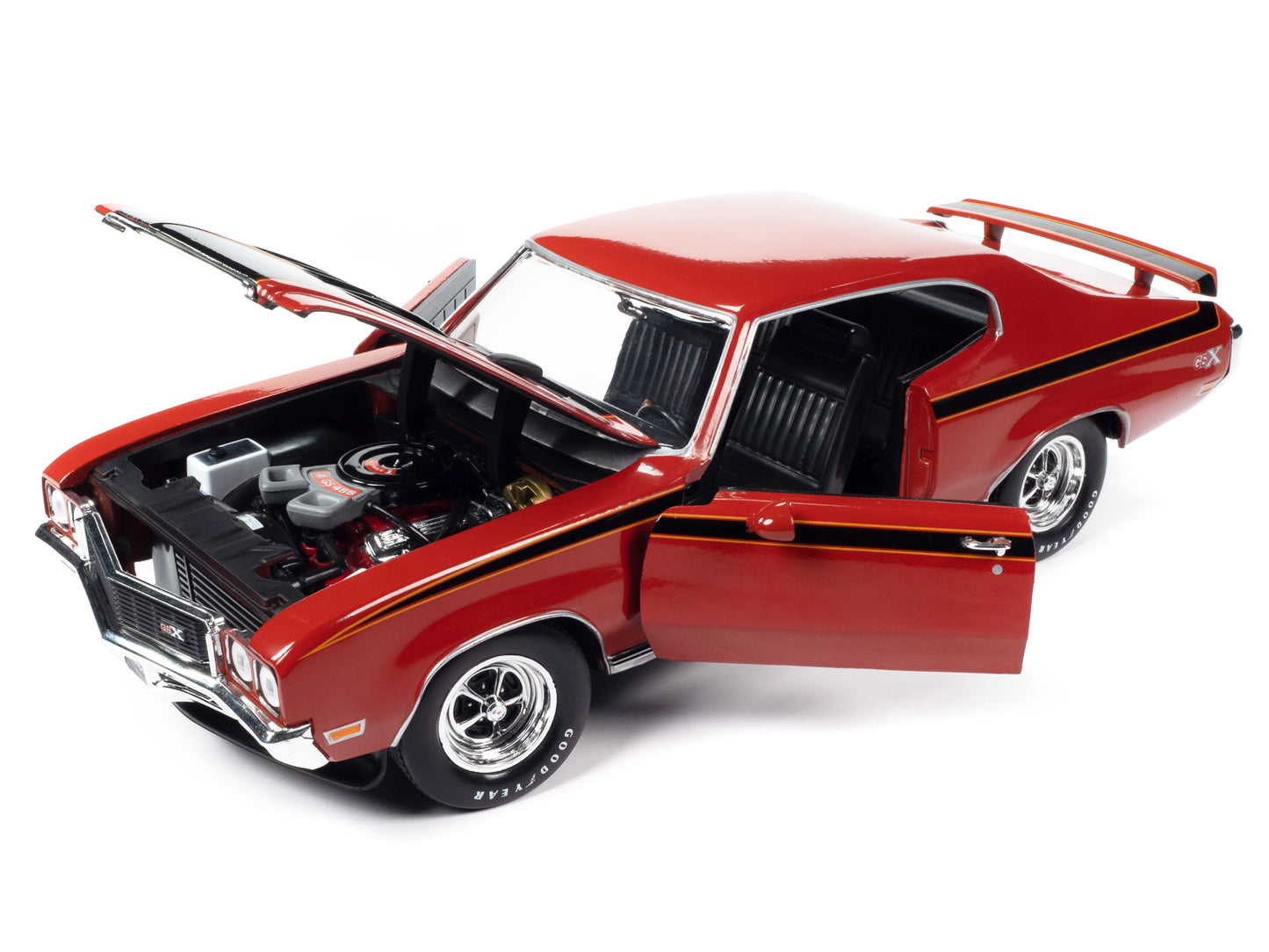 1972 Buick GSX Fire Red Diecast Model Car