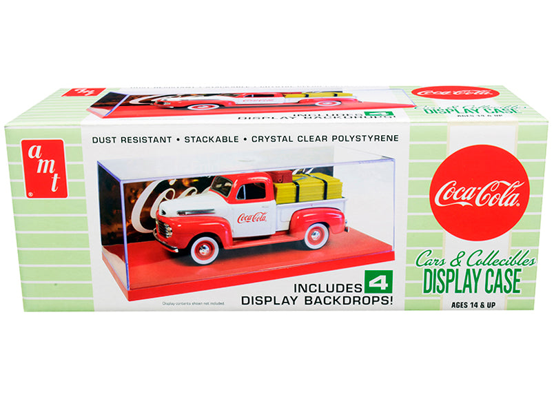Collectible Display Show Case Red Model Display Case Coca-Cola