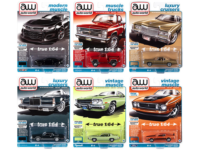 Auto World Diecast Model Car/Truck Set