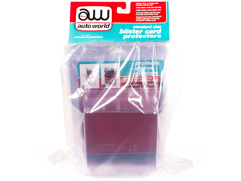Standard Size 6 pack of Model Blister Card Protectors