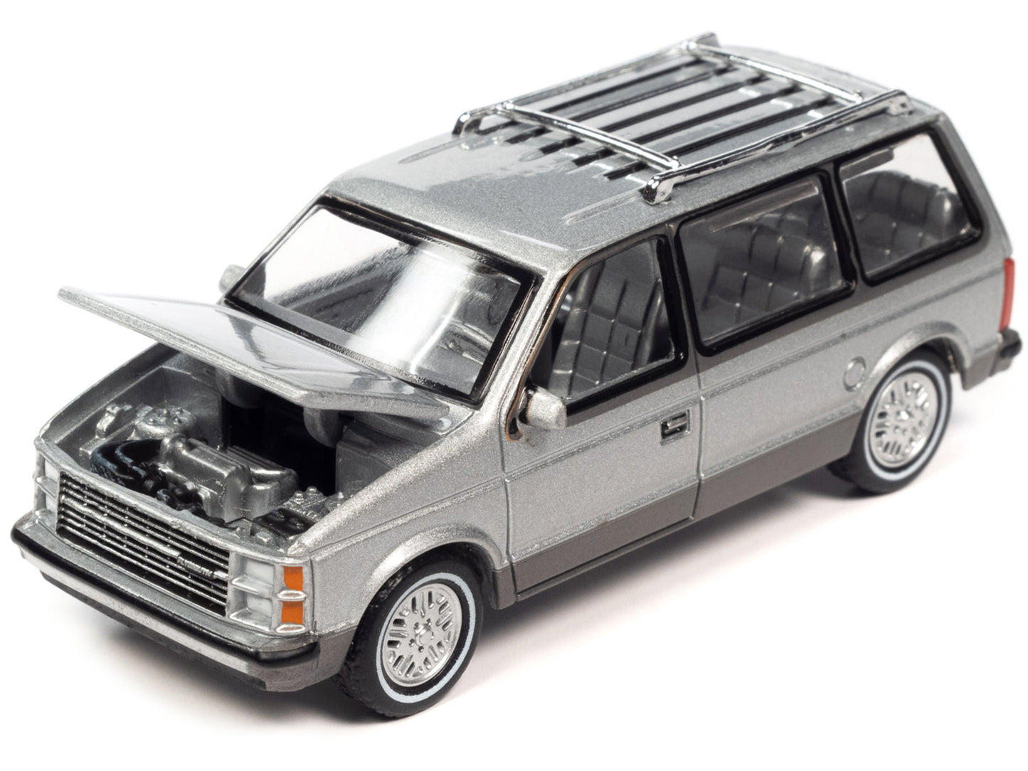 1985 Plymouth Voyager Minivan Silver Diecast Model Van