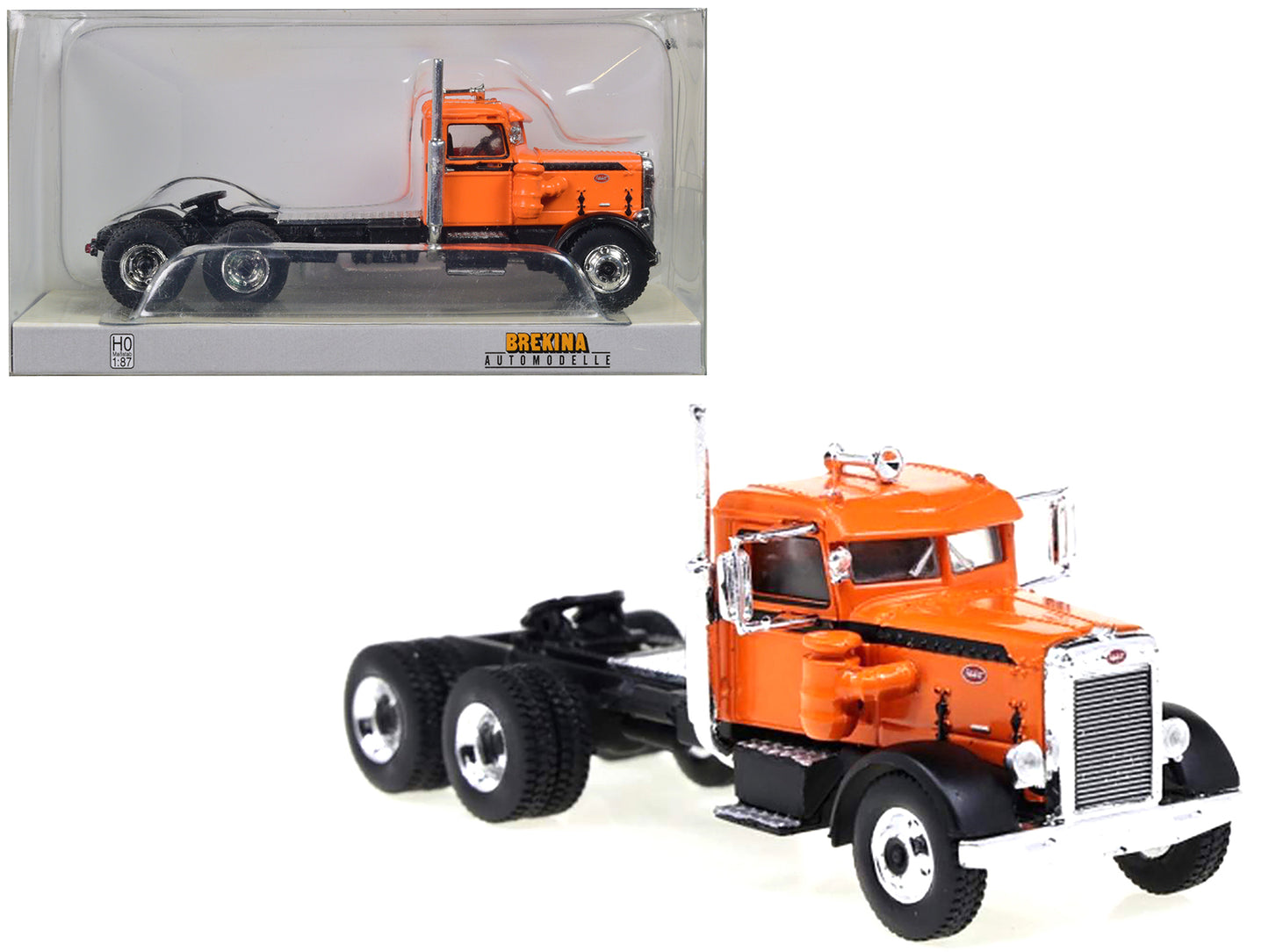 1955 Peterbilt 281 Orange Model Truck Tractor