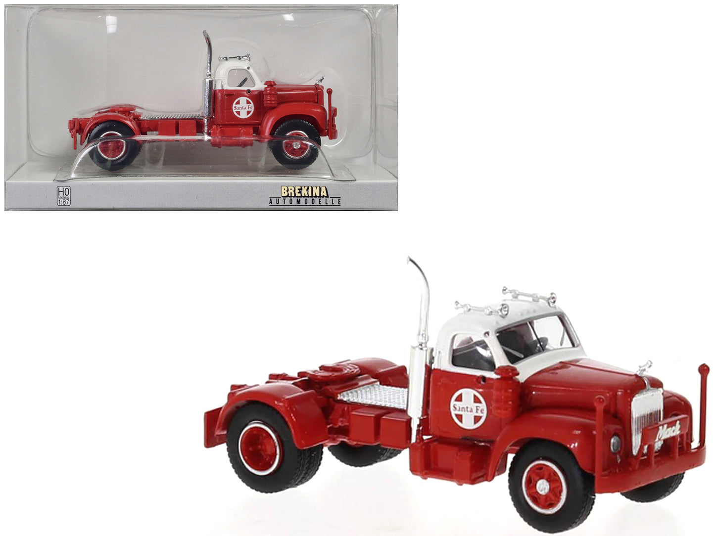 1953 Mack B-61 Red Model Truck Tractor