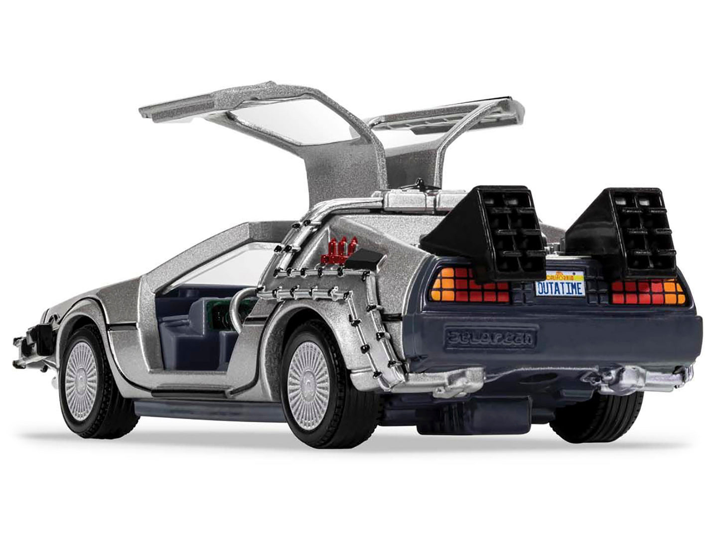 DMC DeLorean Silver Diecast Model Car Back to the Future