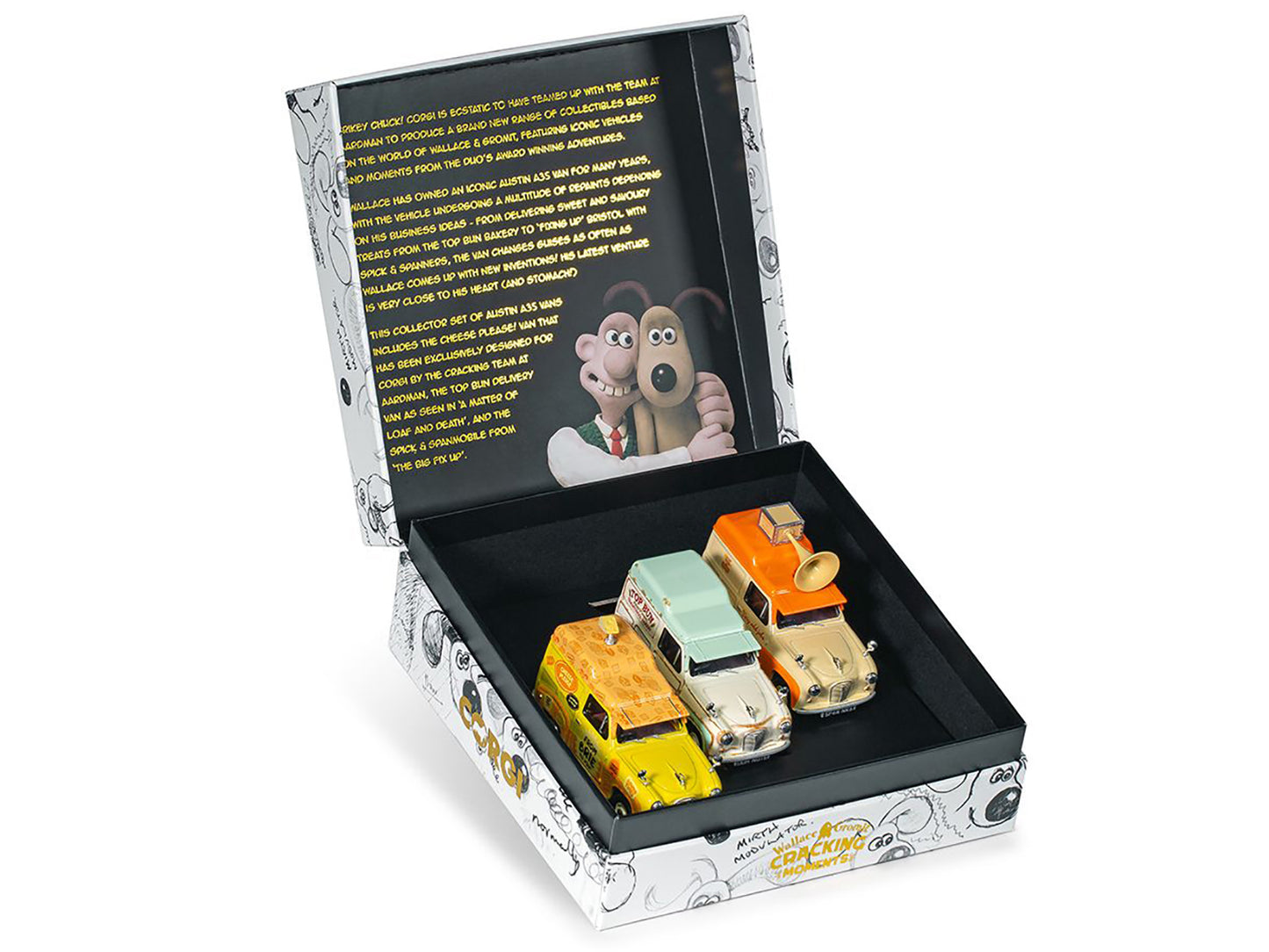 Wallace & Gromit Van Diecast Model Car/Truck Set