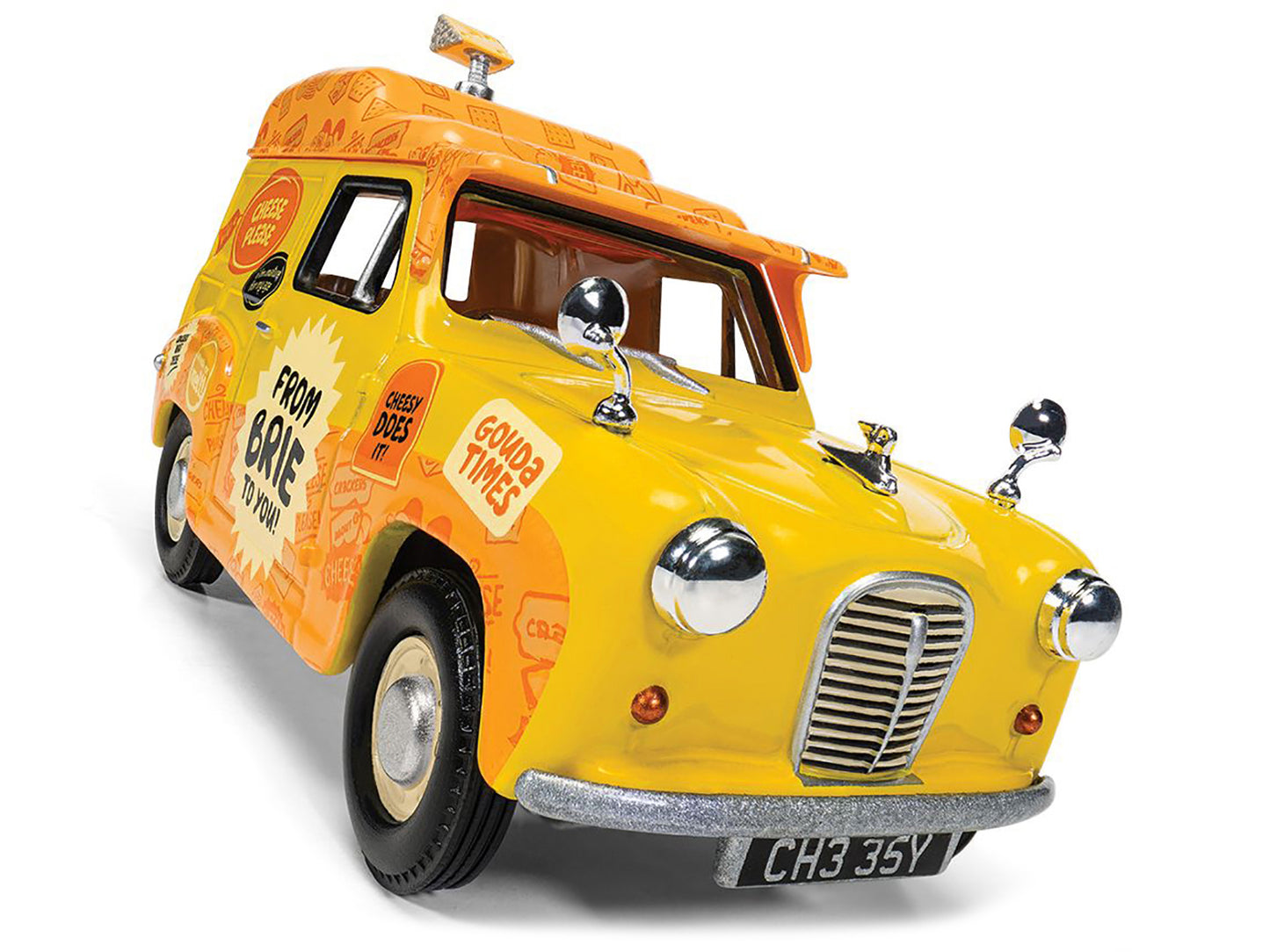 Austin A35 Yellow Diecast Model Van