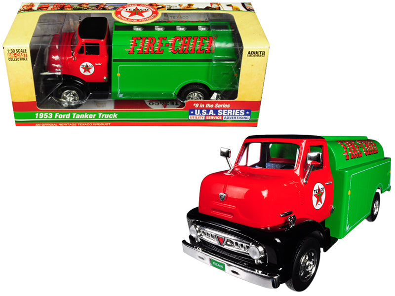 1953 Ford Tanker Green Diecast Model Tanker Truck