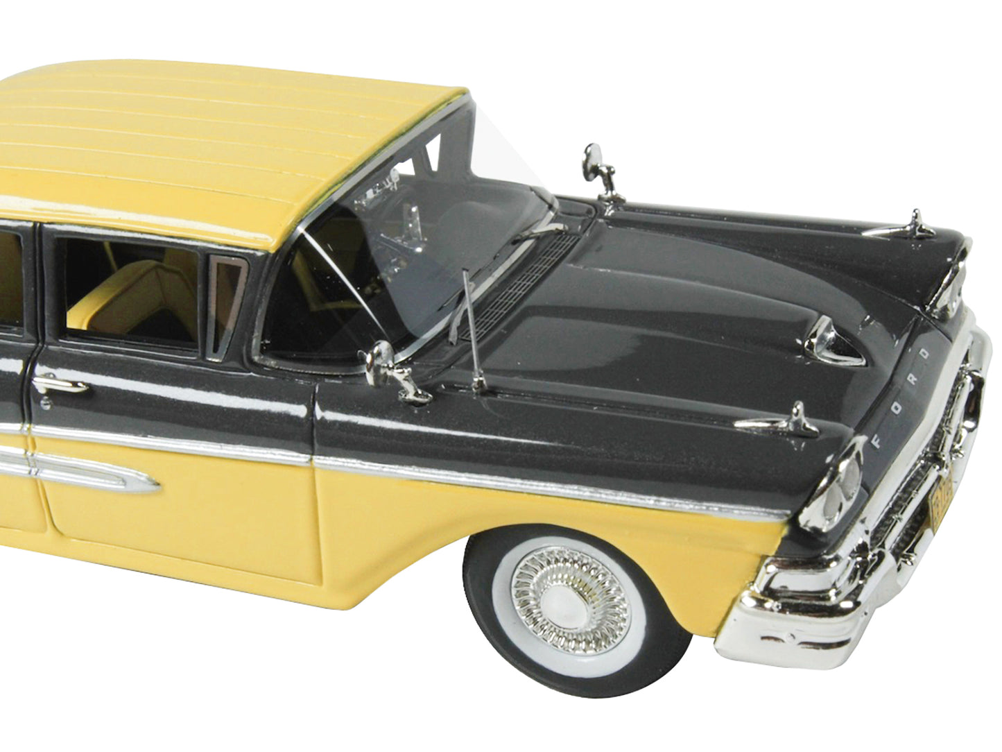 1958 Ford Fairlane 4 Gray Model Car