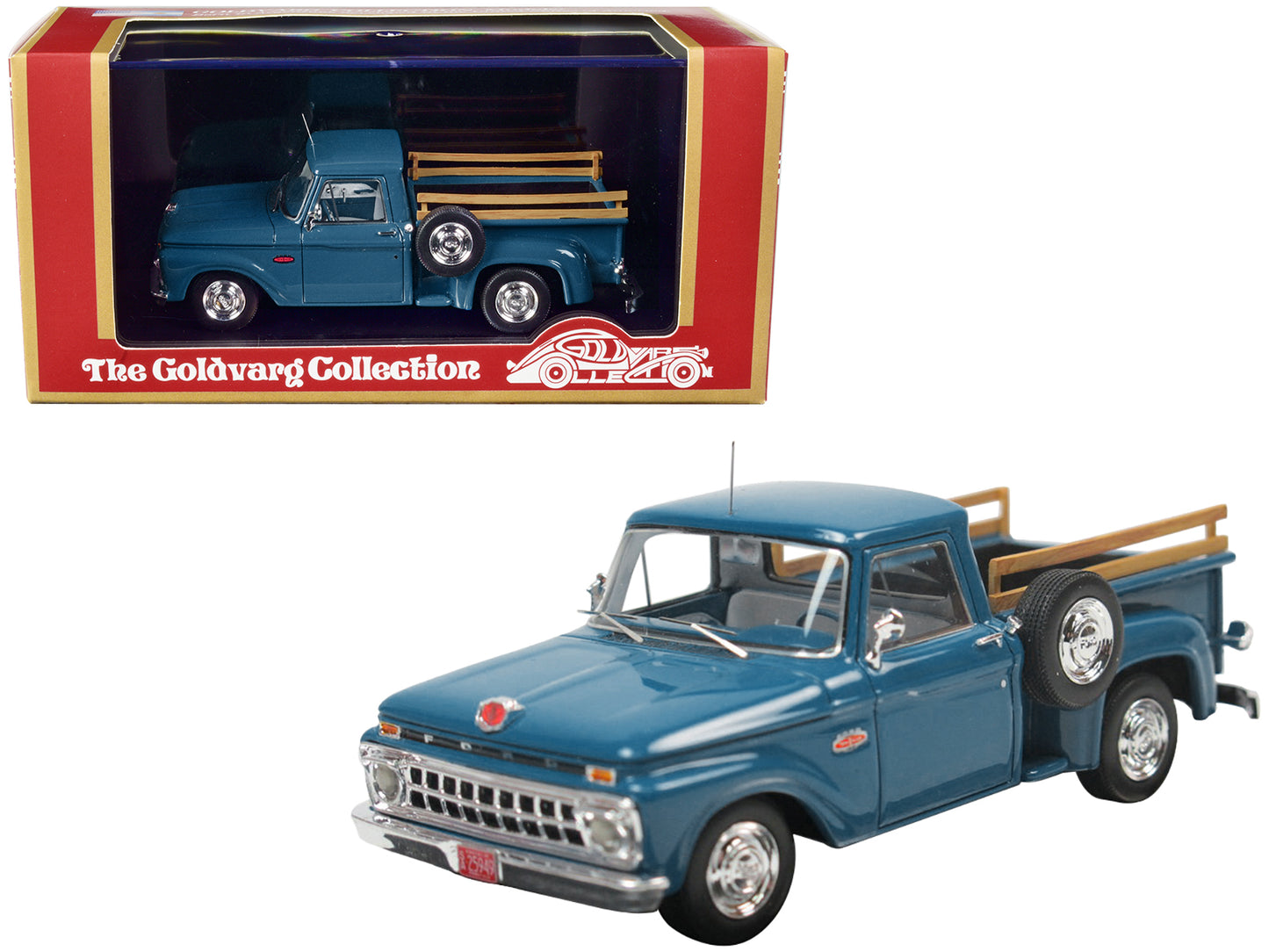 1965 Ford F-100 Blue Model Pickup Truck