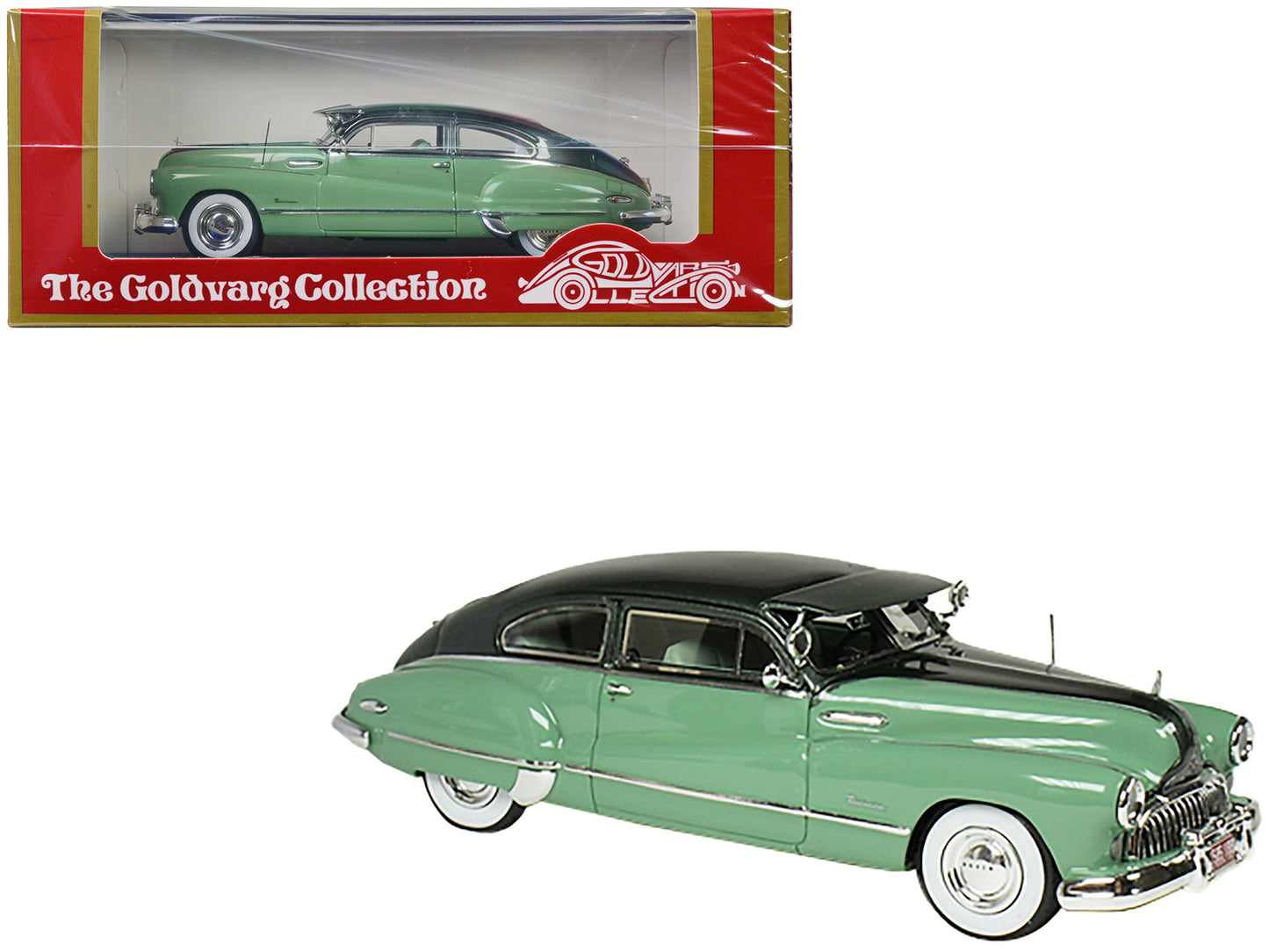 1948 Buick Roadmaster Coupe Green Model Car