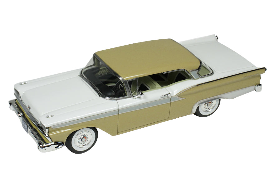 1959 Ford Fairlane 500 Gold Model Car