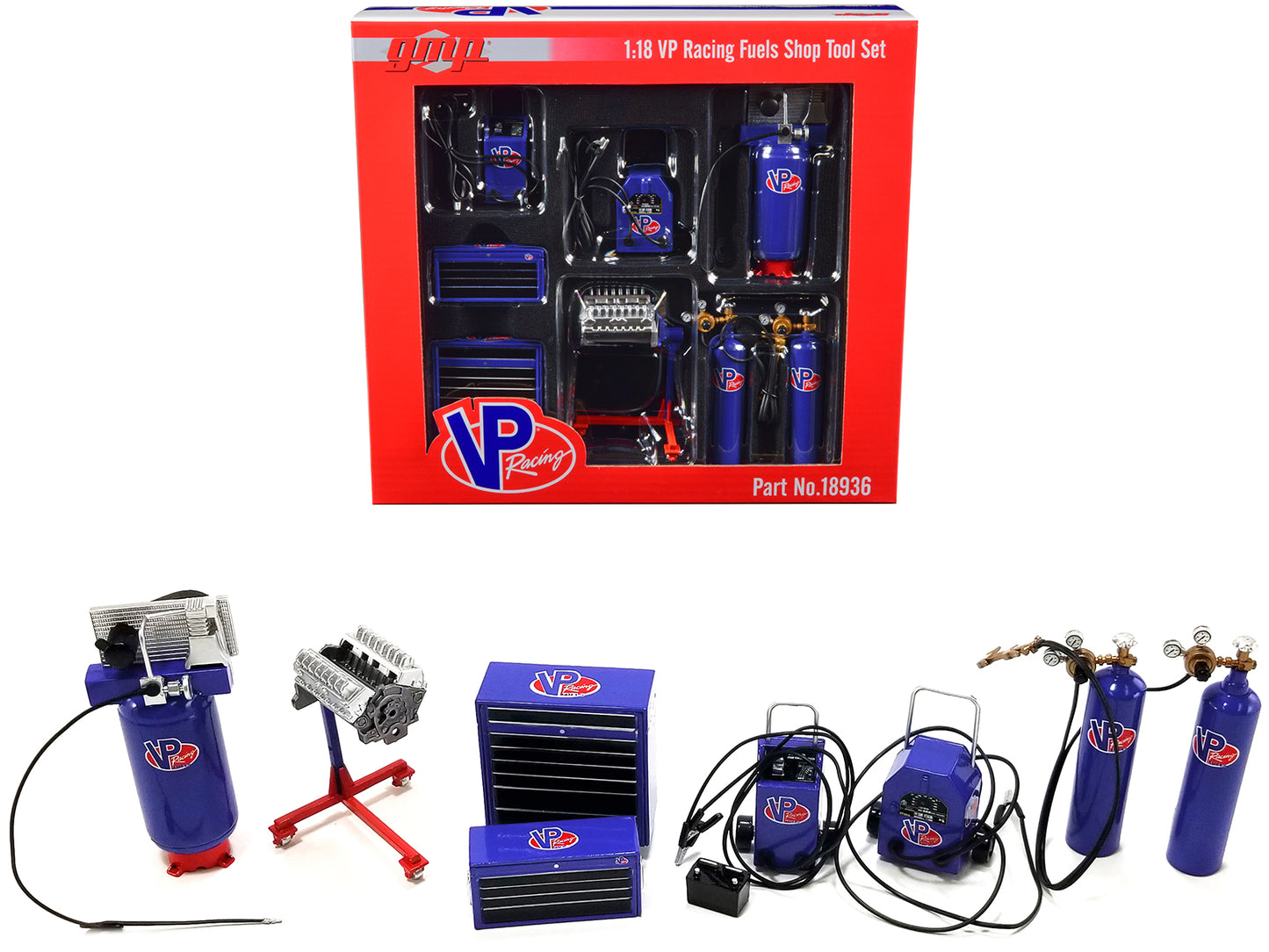 VP Racing Fuels Diecast Model Garage Tool Set