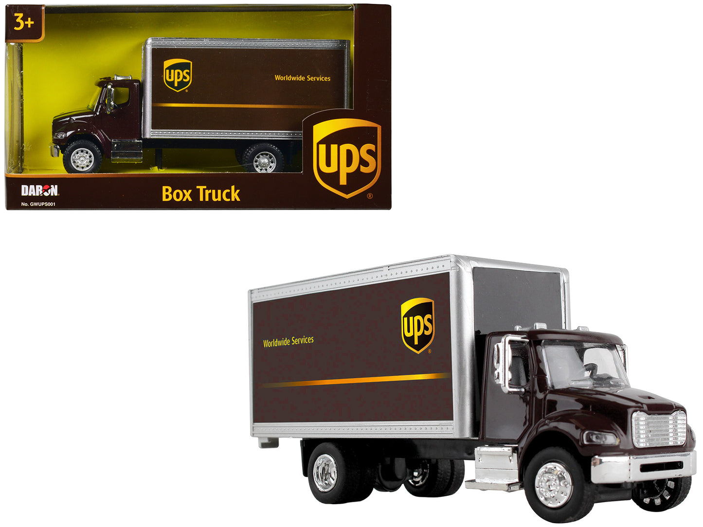 UPS Box Brown Diecast Model Box/Van Truck