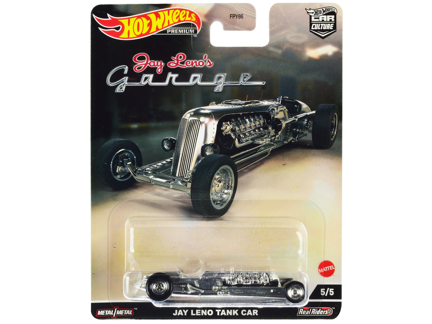 Jay Leno's Garage Silver Diecast Model Car/Truck Set