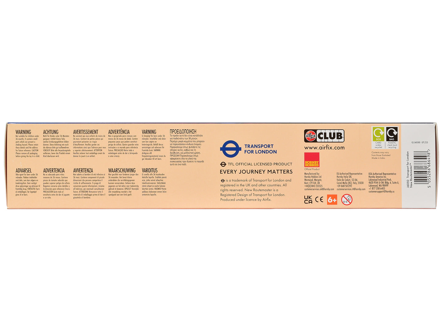 Routemaster Double Decker London Scale Plastic Model Model Kit to Build