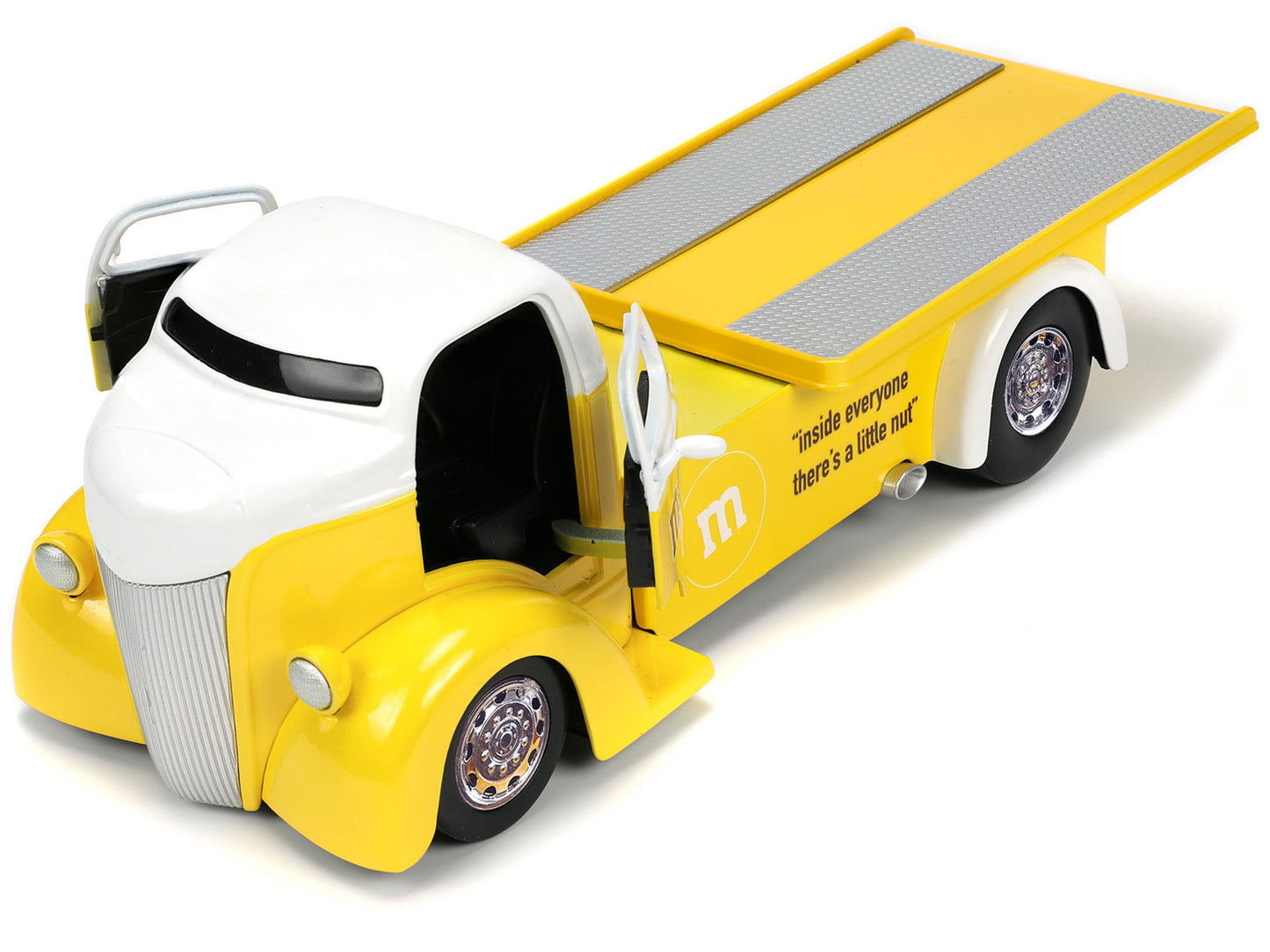 1947 Ford COE Flatbed Yellow Diecast Model Flatbed Truck
