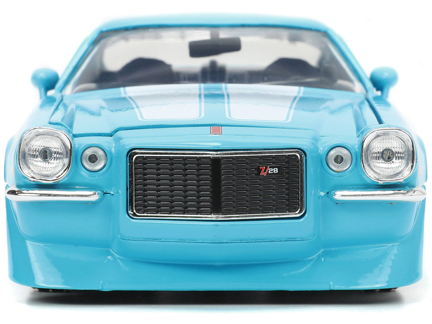 1971 Chevrolet Camaro Z Blue Diecast Model Car