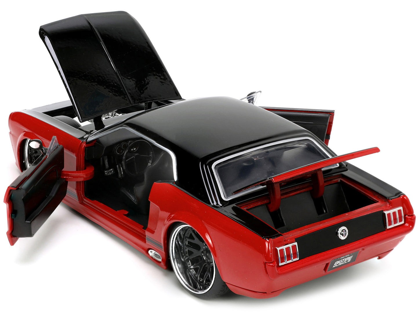 1965 Ford Mustang Custom Red Diecast Model Car