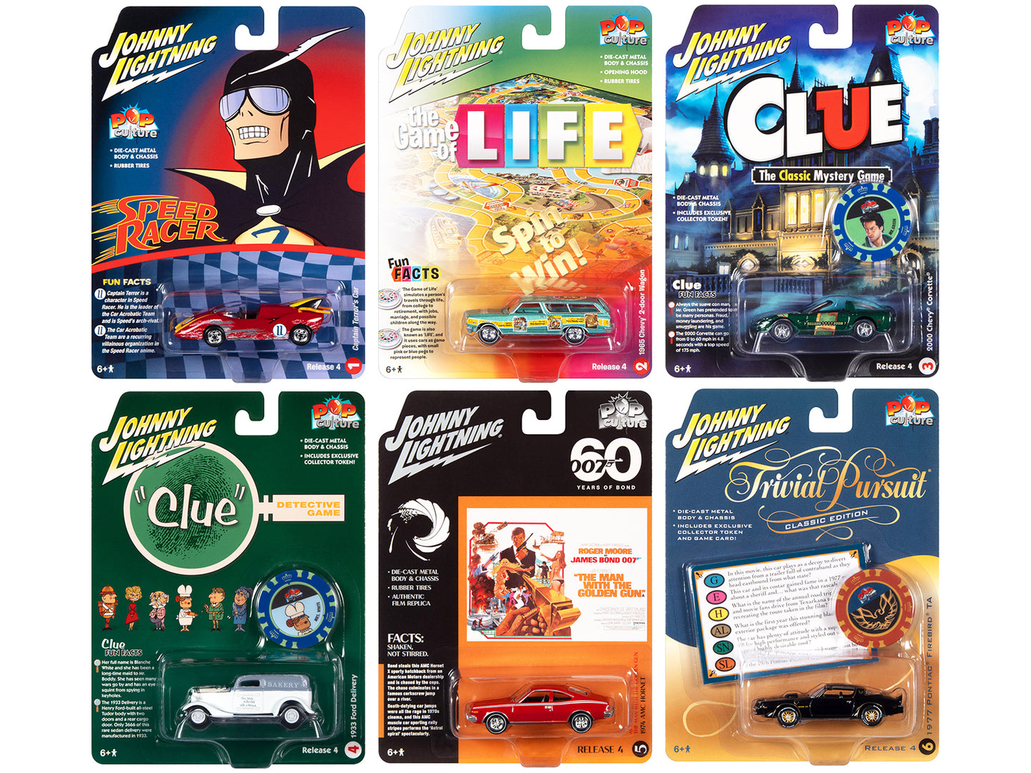 Pop Diecast Model Car/Truck Set