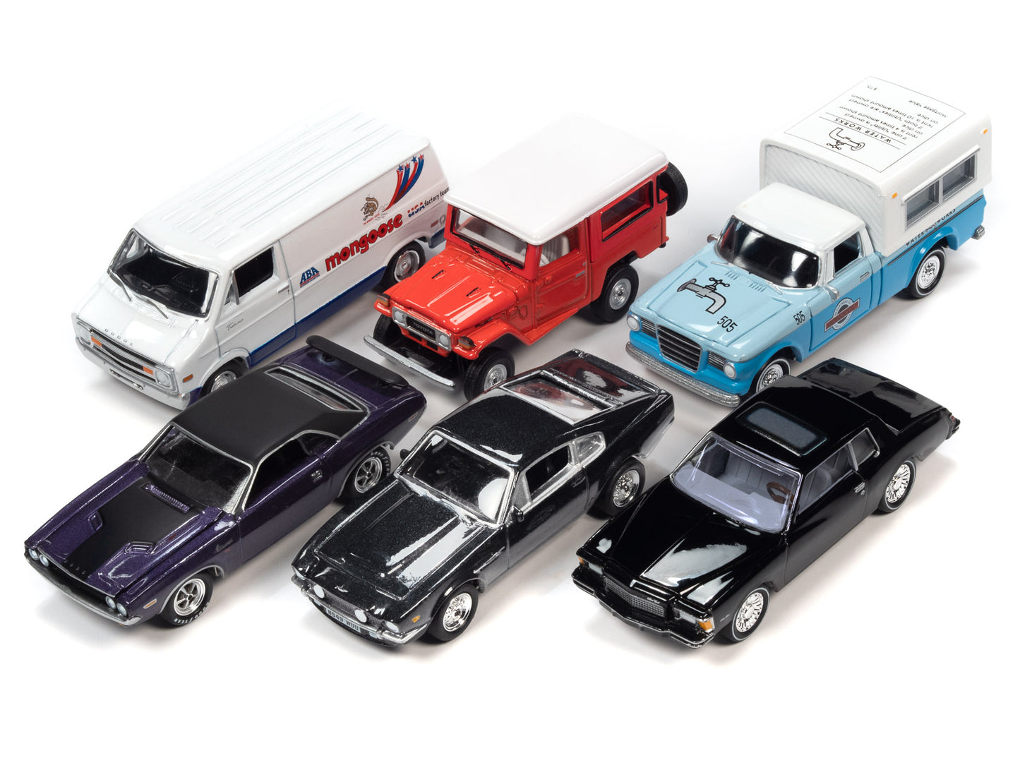 Pop Diecast Model Car/Truck Set