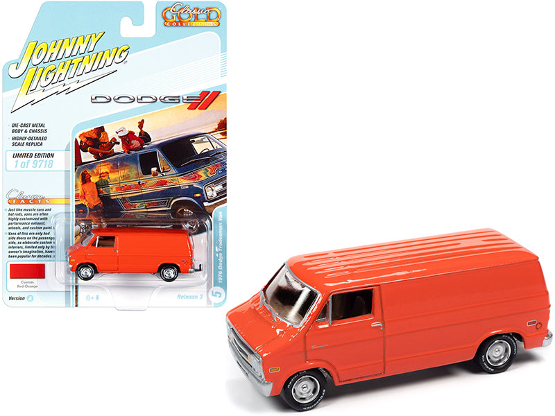 1976 Dodge Tradesman Red Diecast Model Van