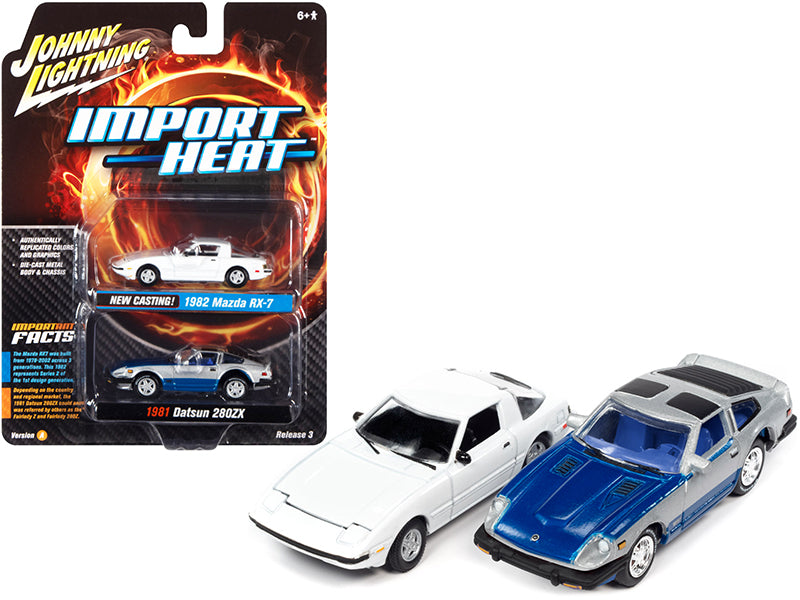 1982 Mazda RX-7 Blue Diecast Model Car