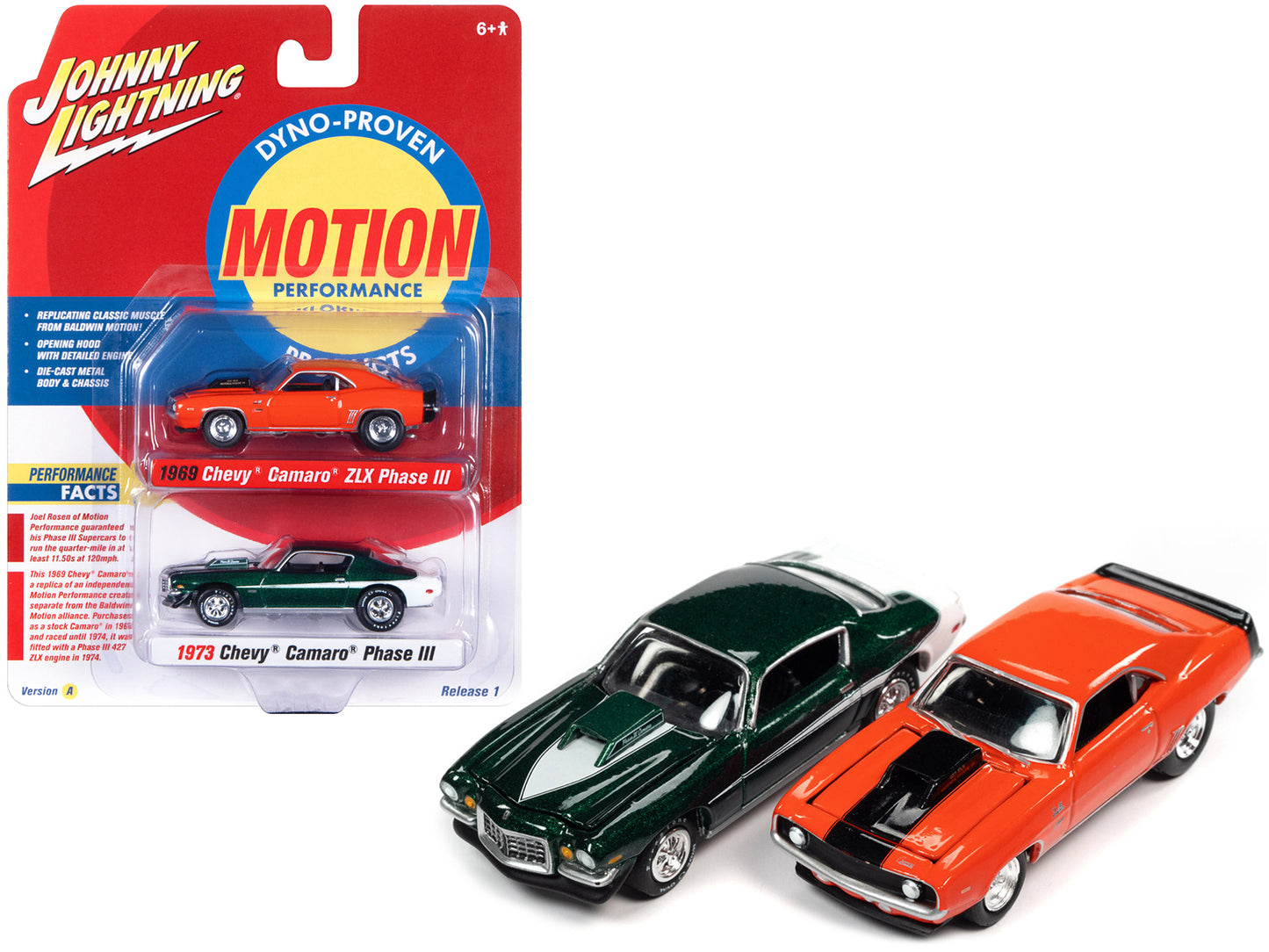 1969 Chevrolet Camaro ZLX Orange Diecast Model Car