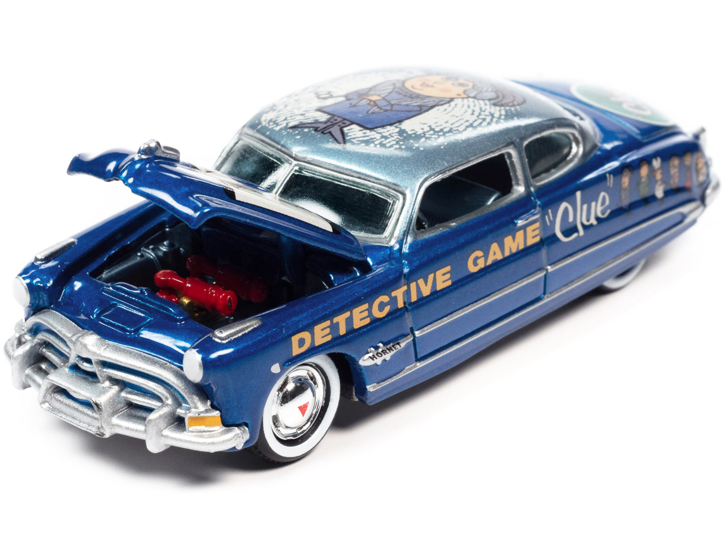 1951 Hudson Hornet Blue Diecast Model Car