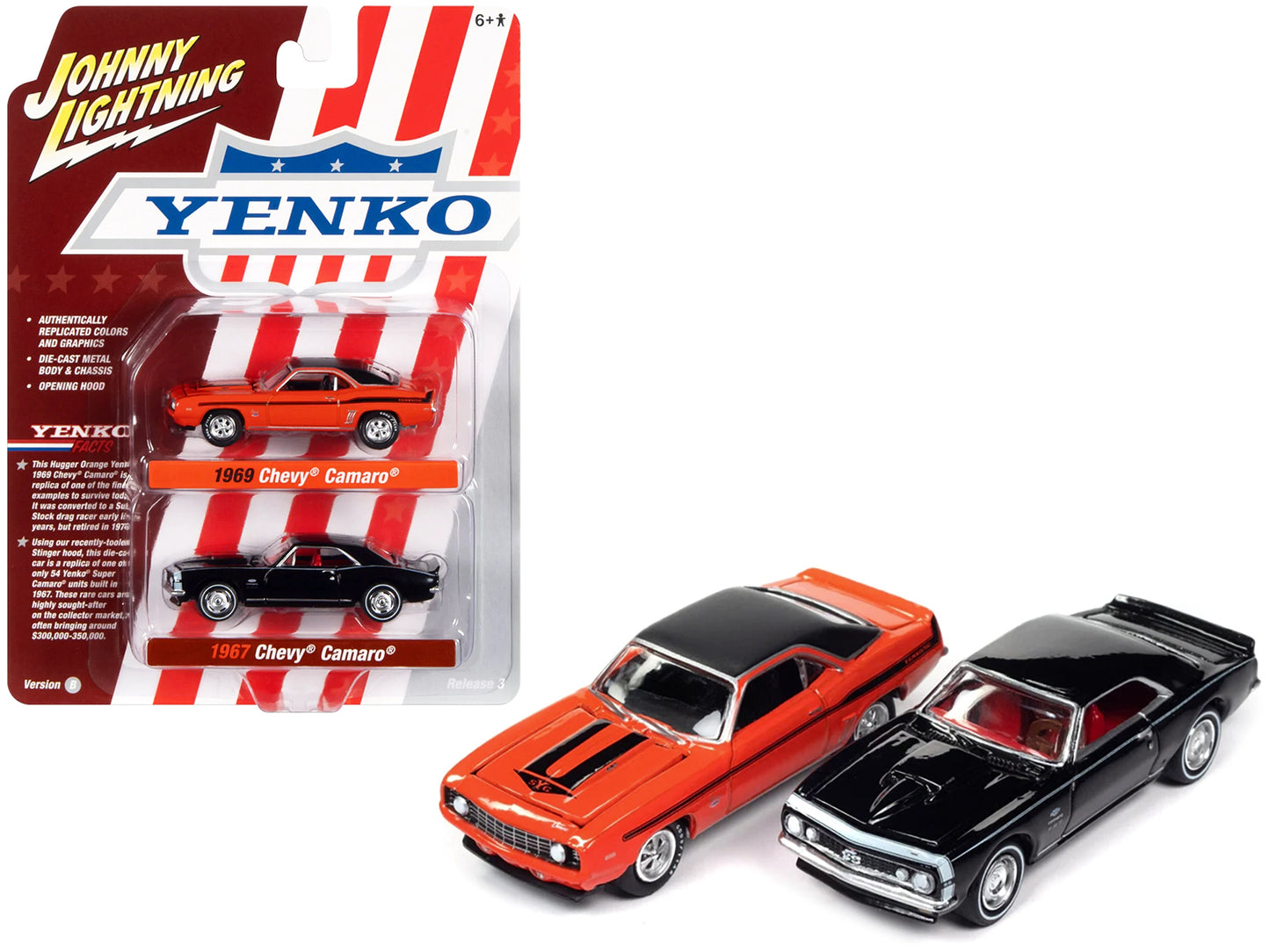 1969 Chevrolet Camaro Hugger Black Diecast Model Car