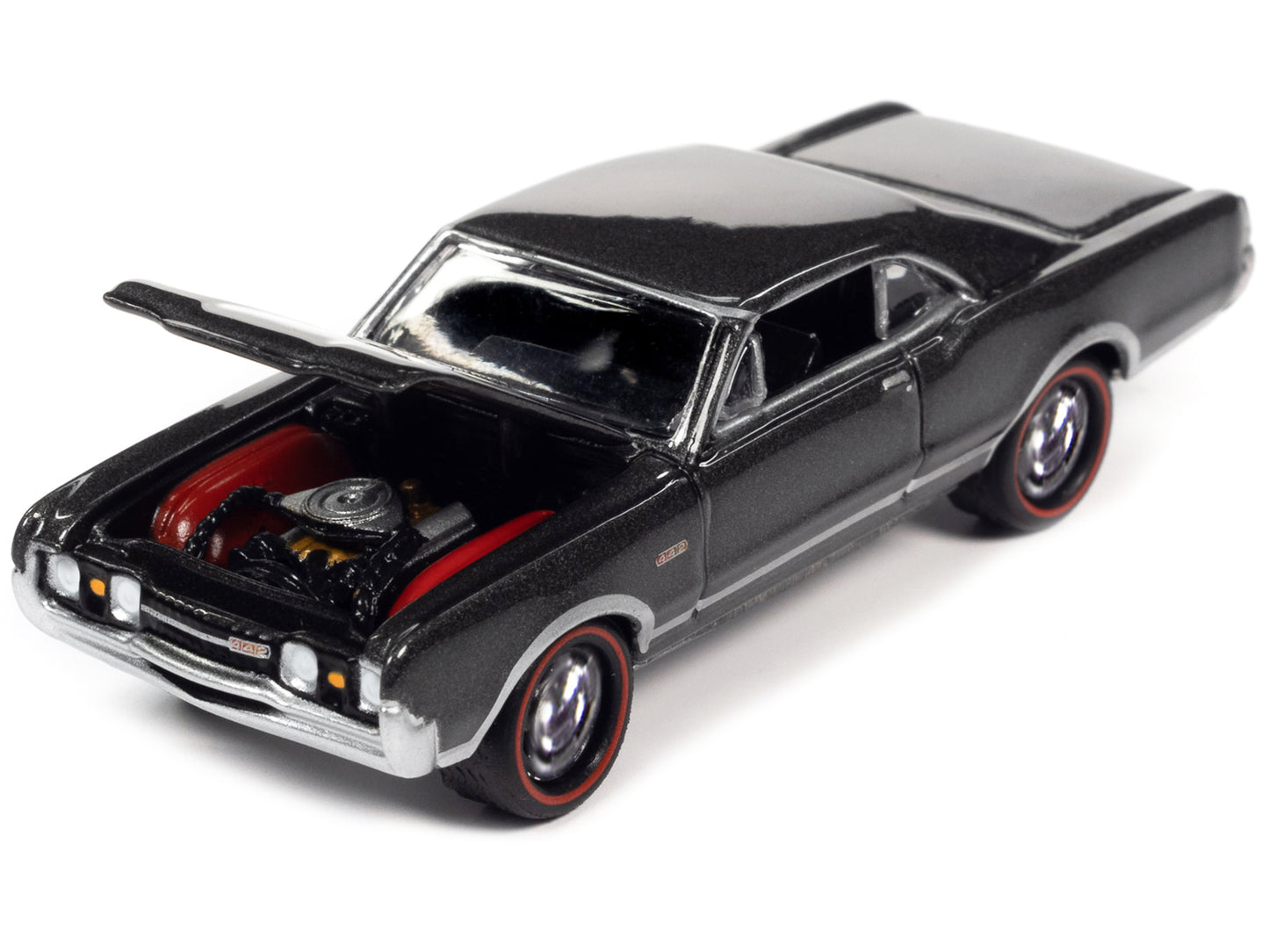 1967 Oldsmobile 442 W Gray Diecast Model Car