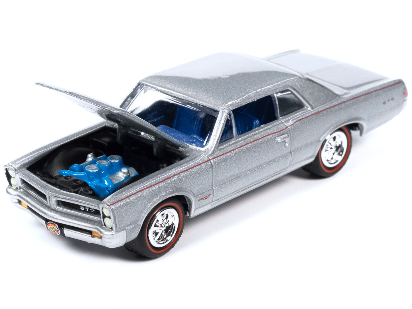 1965 Pontiac GTO mist Blue Diecast Model Car