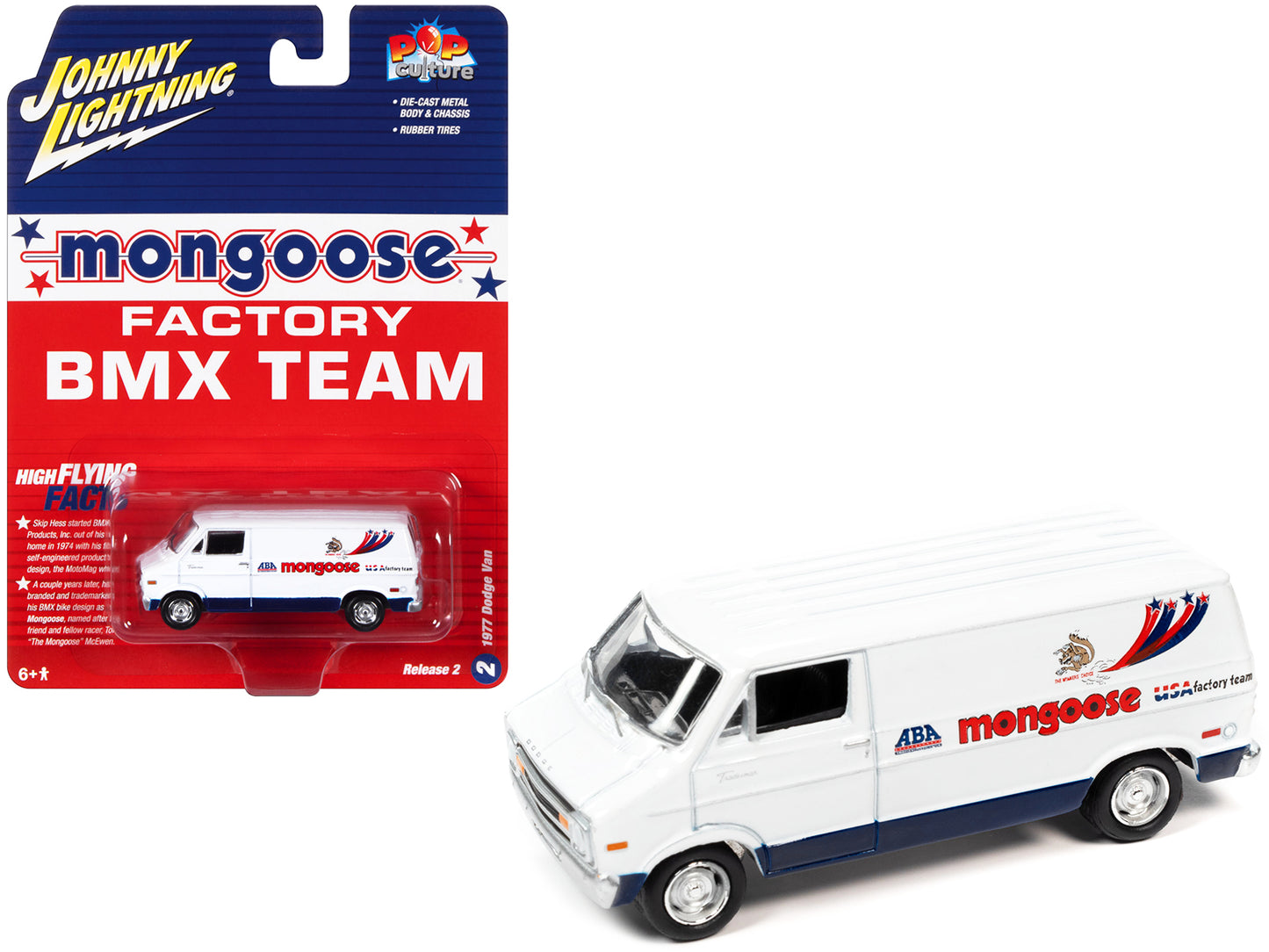 1977 Dodge White Diecast Model Van