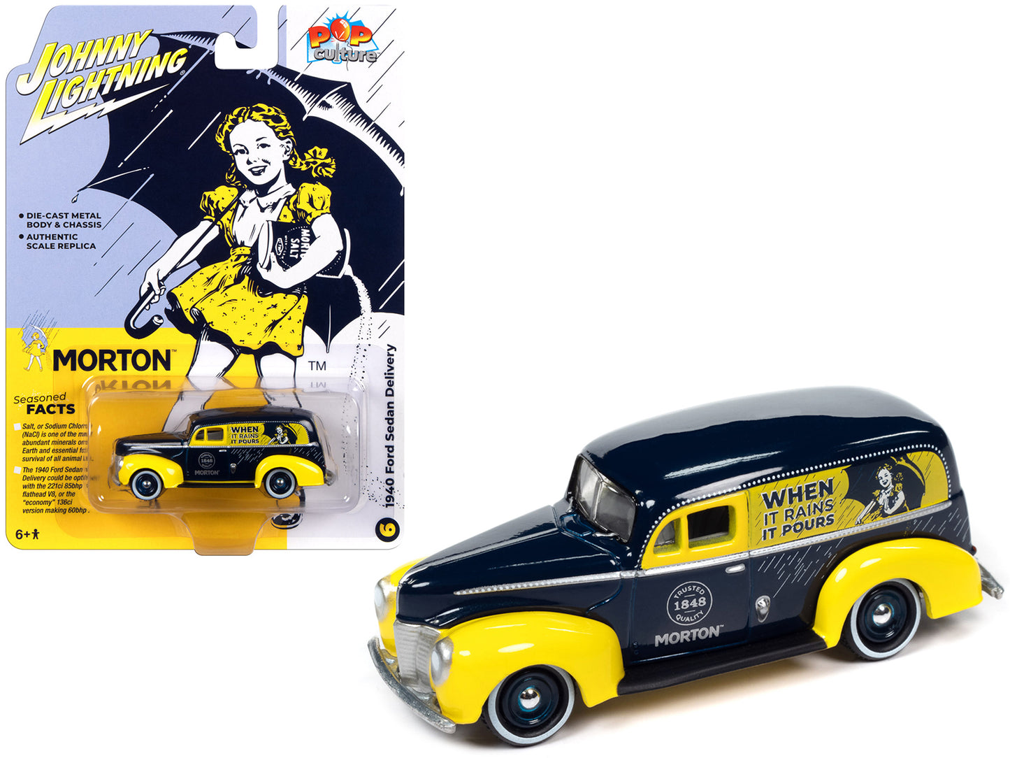 1940 Ford Sedan Delivery Blue Diecast Model Car