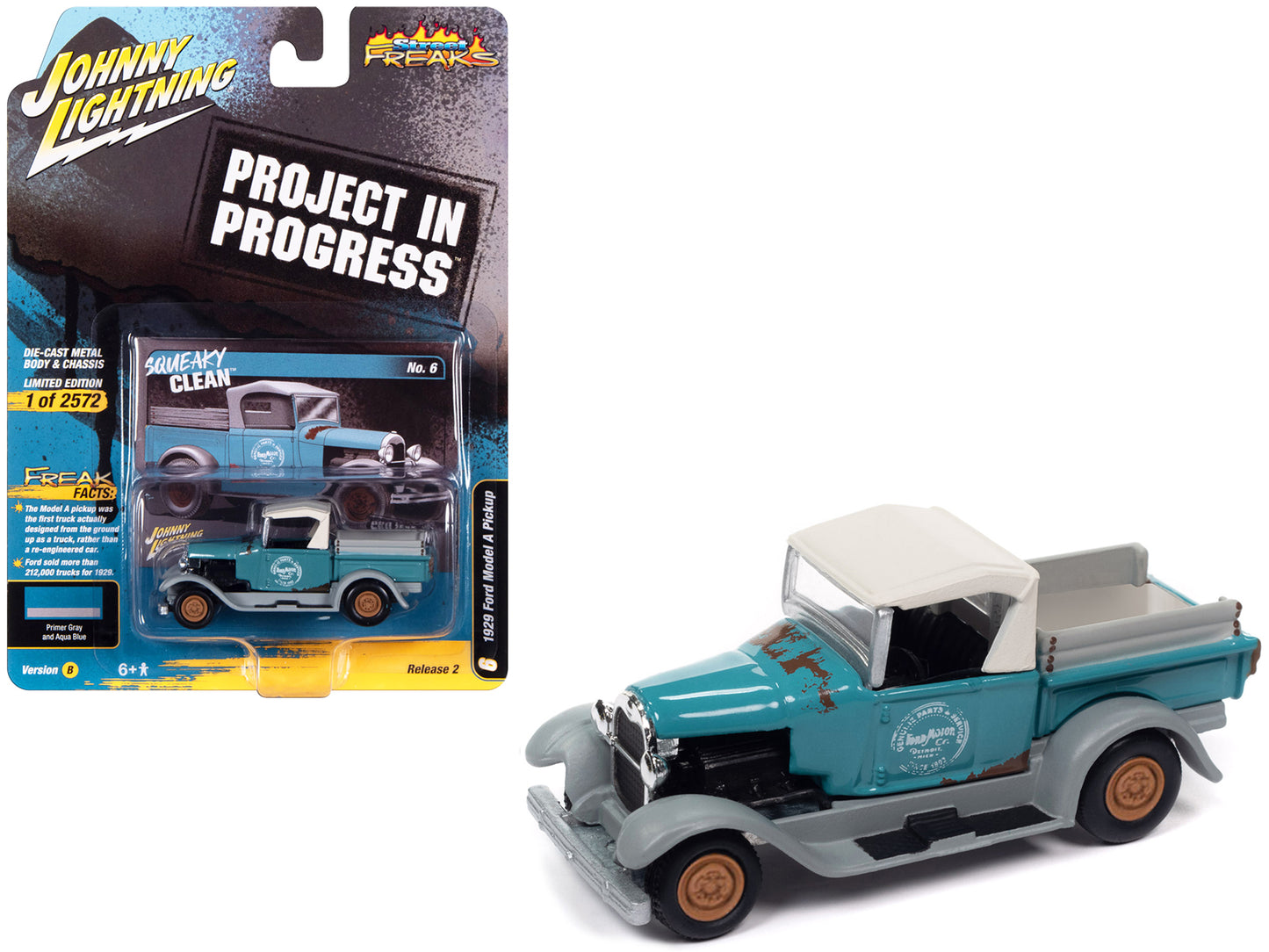 1929 Ford Model A Blue Diecast Model Pickup Truck