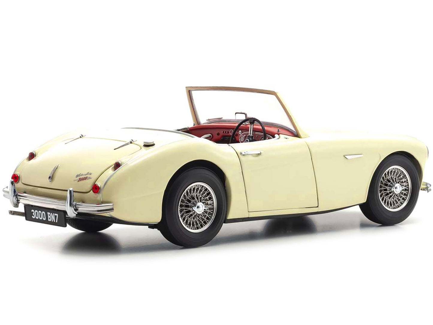 Austin Healey 3000 Mk White Diecast Model Car