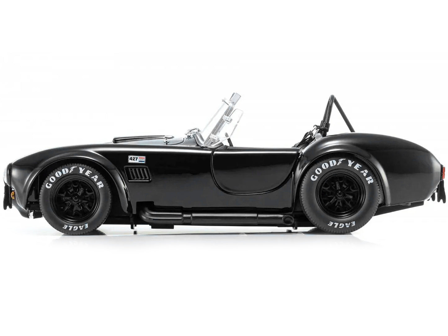 Shelby Cobra 427 S Black Diecast Model Car