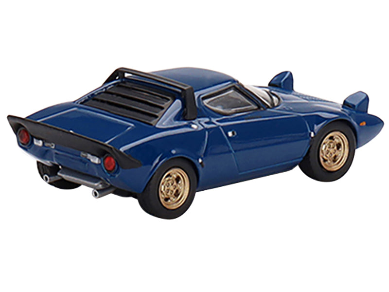 Lancia Stratos HF Stradale Blue Diecast Model Car
