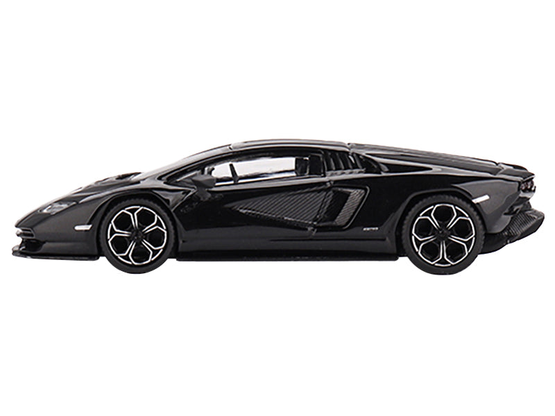 Brand new 1/64 scale diecast car model of Lamborghini Countach LPI 800-4 Nero Maia Black Limited Edition to 6660 pieces