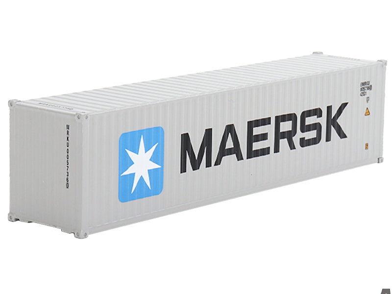 40' Dry Goods Container Gray Model Dry Goods Container