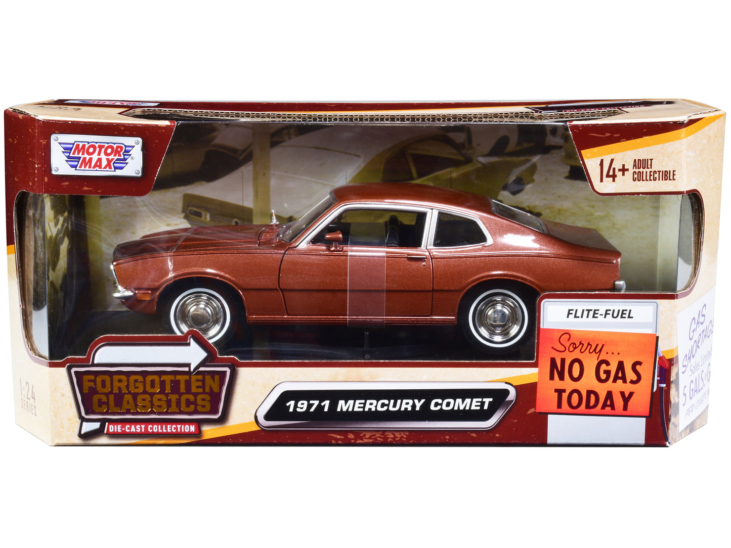 1971 Mercury Comet Brown Diecast Model Car