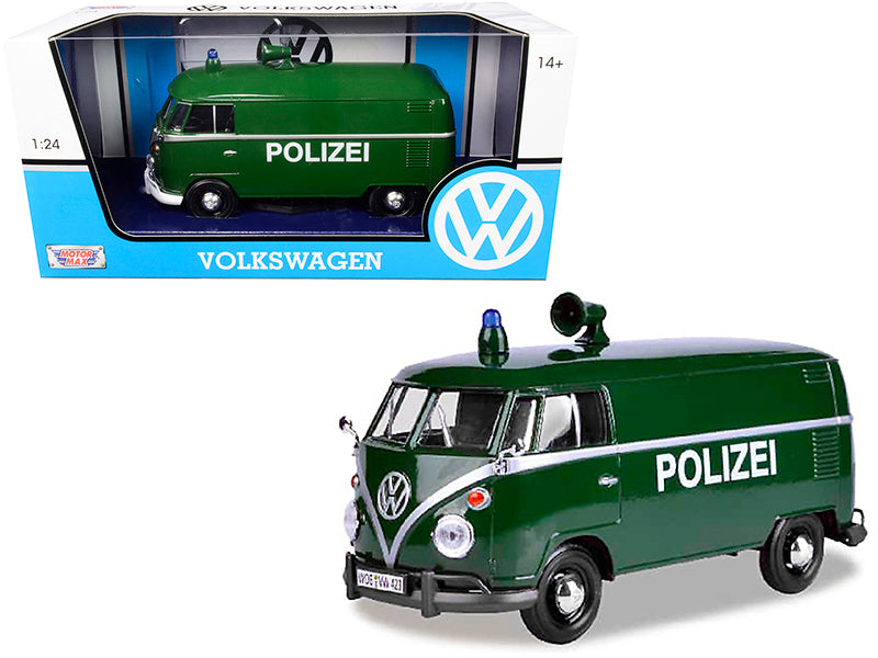 Volkswagen Type 2 T1 Green Diecast Model Van
