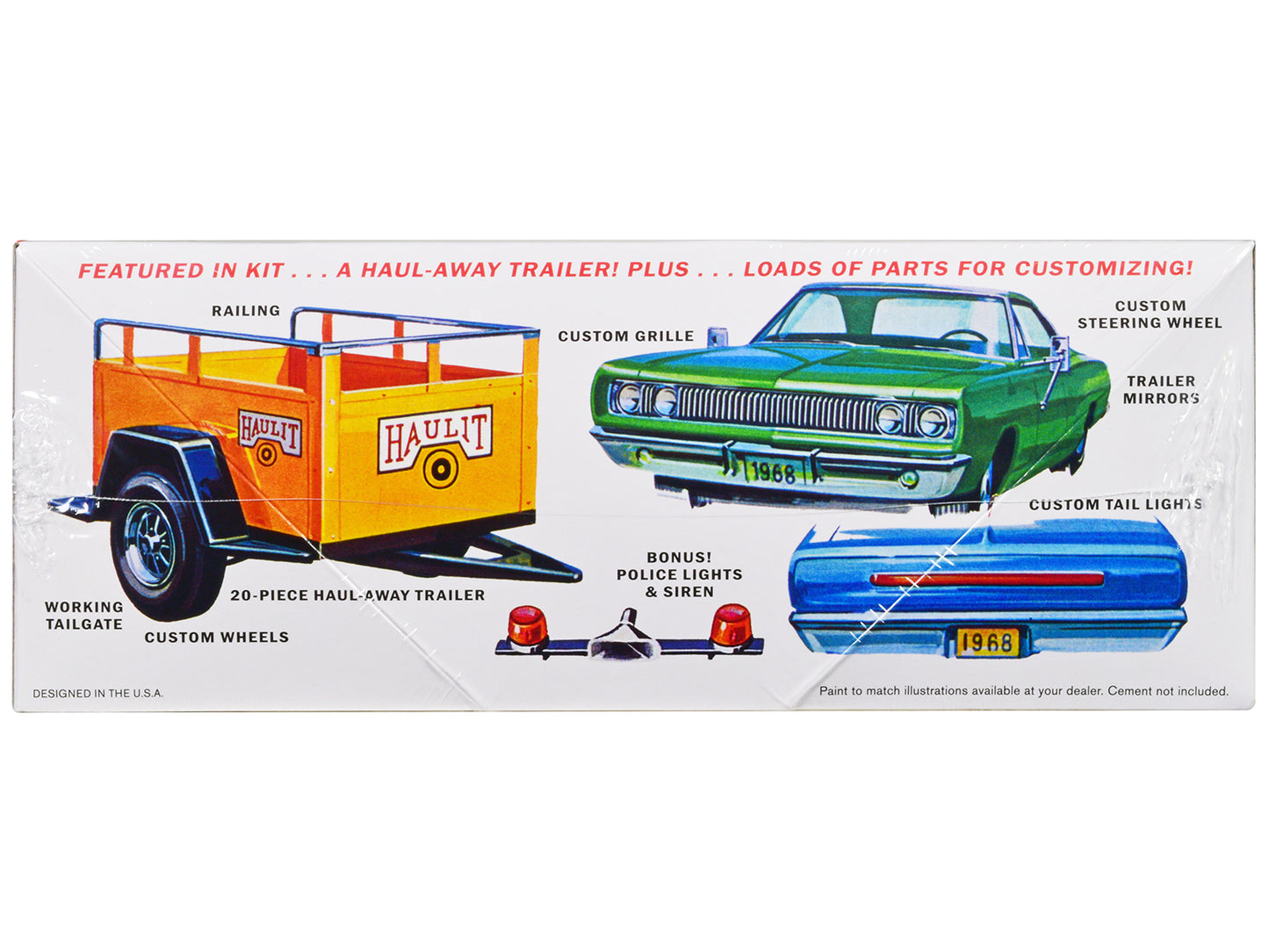 1968 Dodge Coronet Plastic Model Model Kit to Build