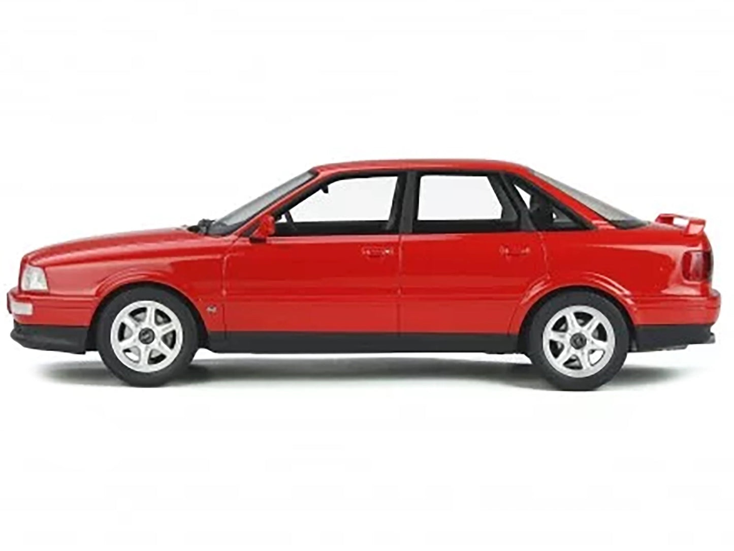 1994 Audi 80 Quattro Red Model Car
