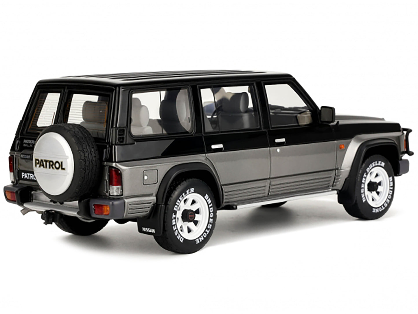 1992 Nissan Patrol GR Black Model Car