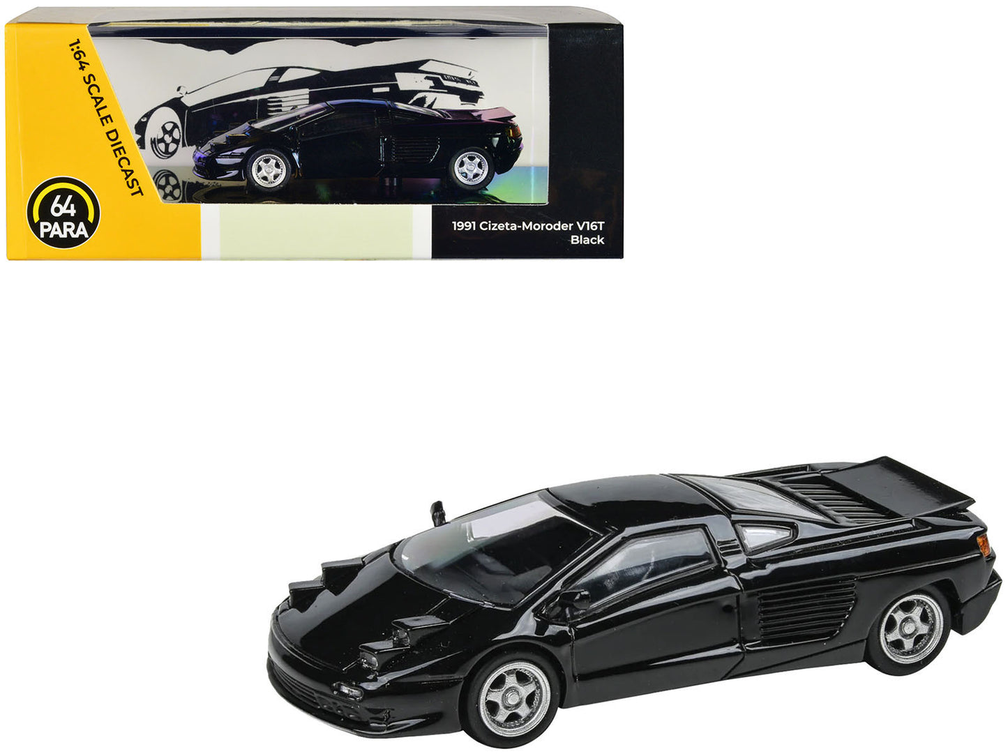 1991 Cizeta V16T Black Diecast Model Car