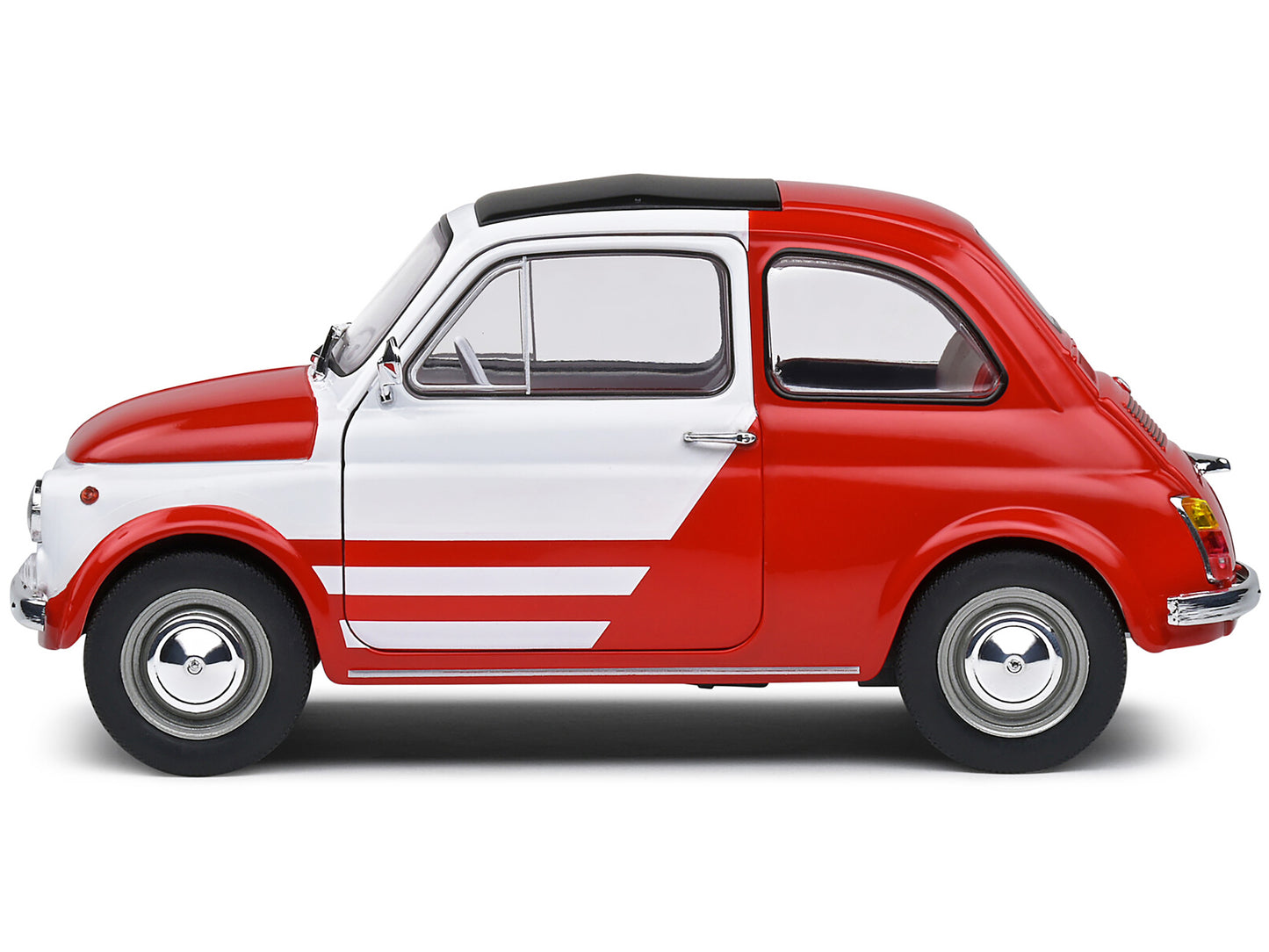 1965 Fiat 500 L Red Diecast Model Car