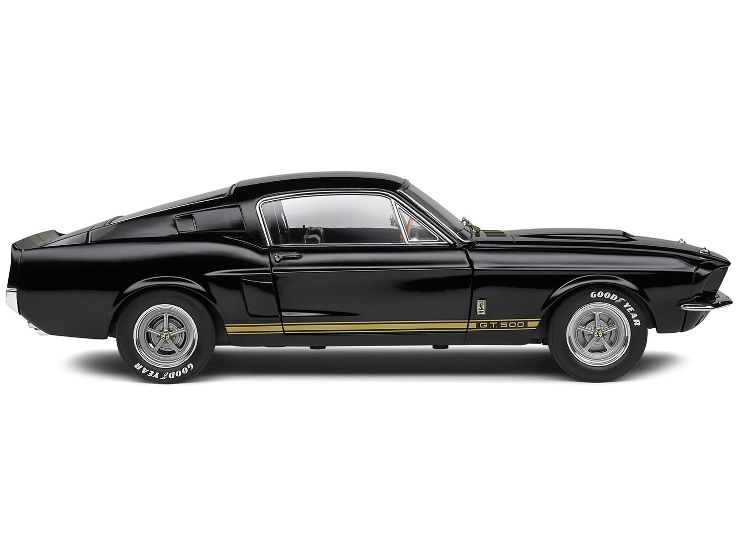 1967 Shelby GT500 Black Diecast Model Car
