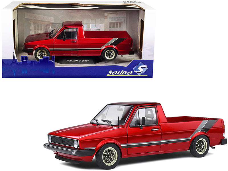 1982 Volkswagen MK1 Red Diecast Model Pickup Truck