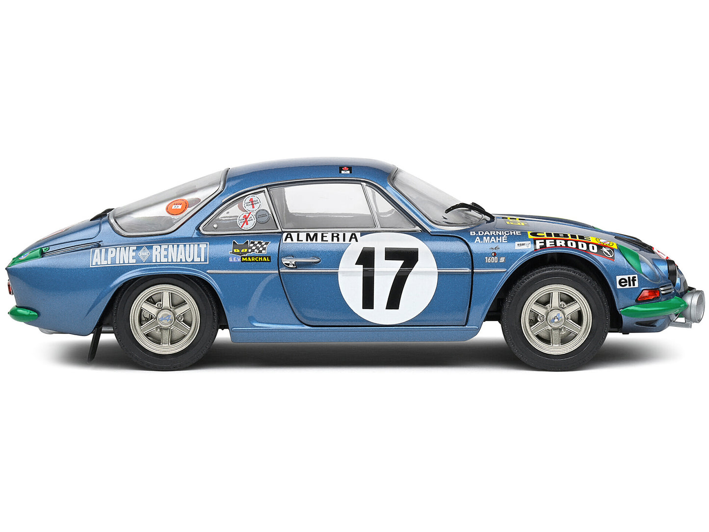 Alpine A110 1600S #17 Diecast Model Race Car