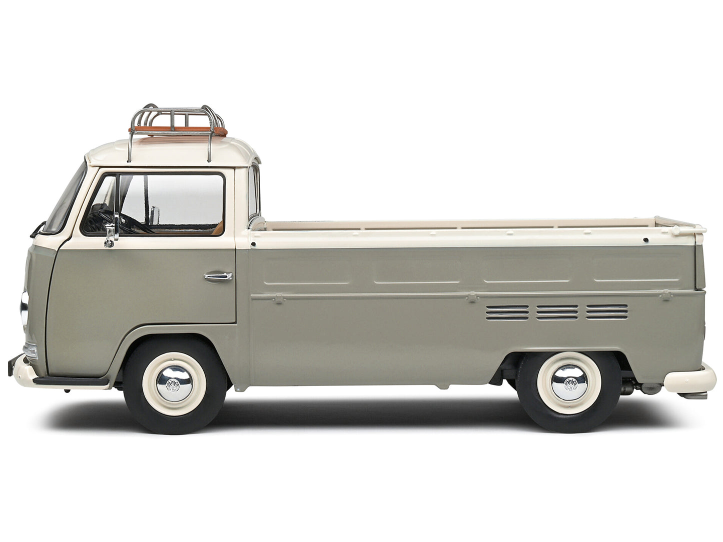 1968 Volkswagen T2 Gray Diecast Model Pickup Truck
